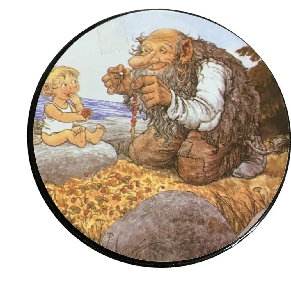 NWT Pack of 6 Scandinavian Souvenir Coasters by Way Nor A/S Trolls of Norway